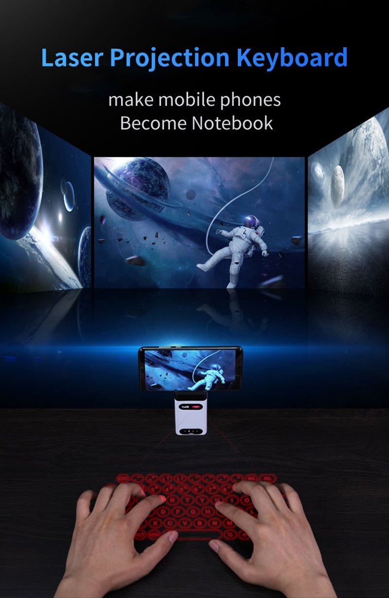 High Tech Virtual Laser Keyboard