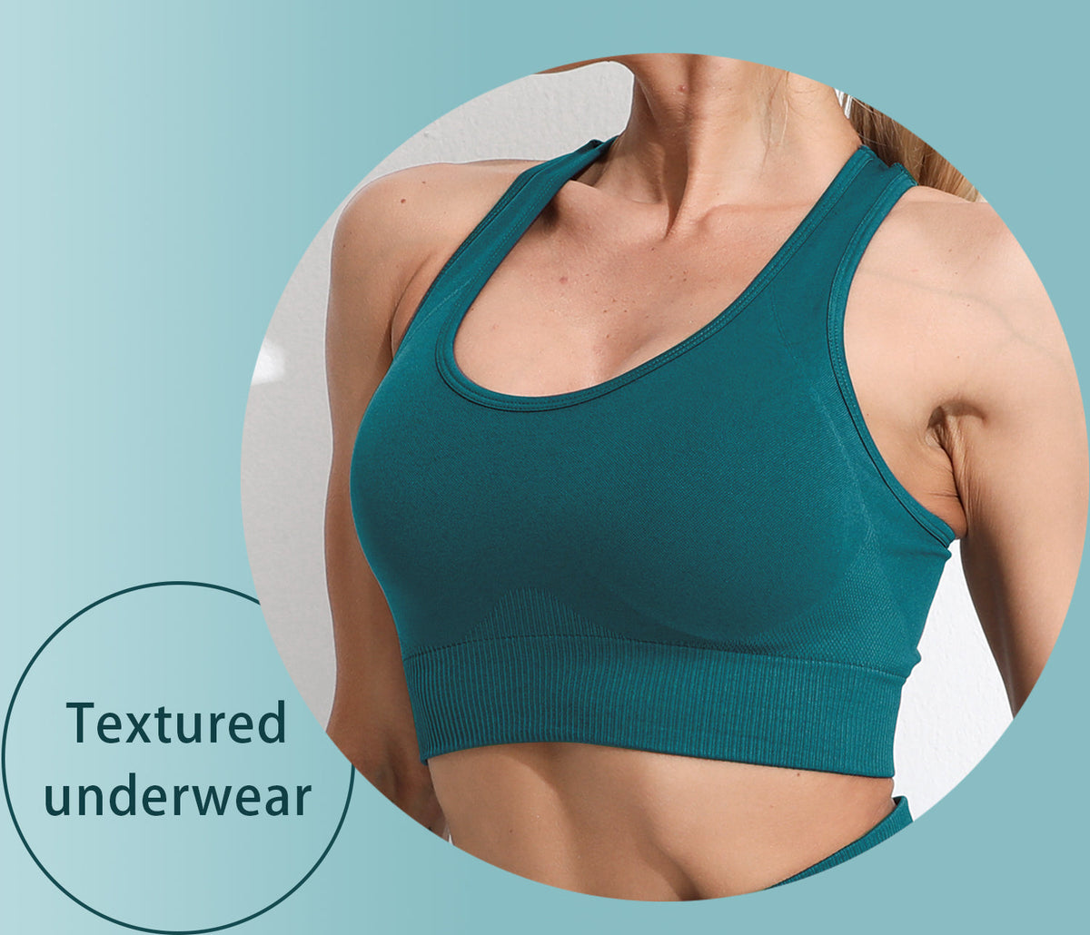 Women Fitness Set Workout Sportswear  Crop Top, Leggings , Sports Suit
