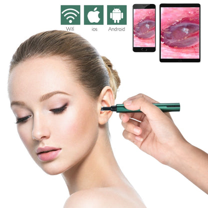 Ear Cleaner Wax Removal Tool Ear Cleaning Camera Otoscope Wireless LED Light Oral Inspection for Android IOS