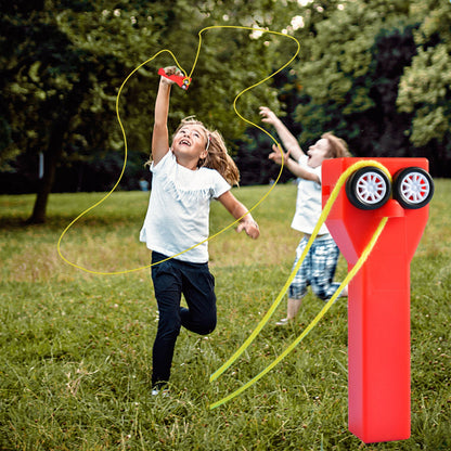 Funny Rope Launcher Thruster Interesting Fun Electirc Rope Gun Toy for Children Adults Rope Thruster