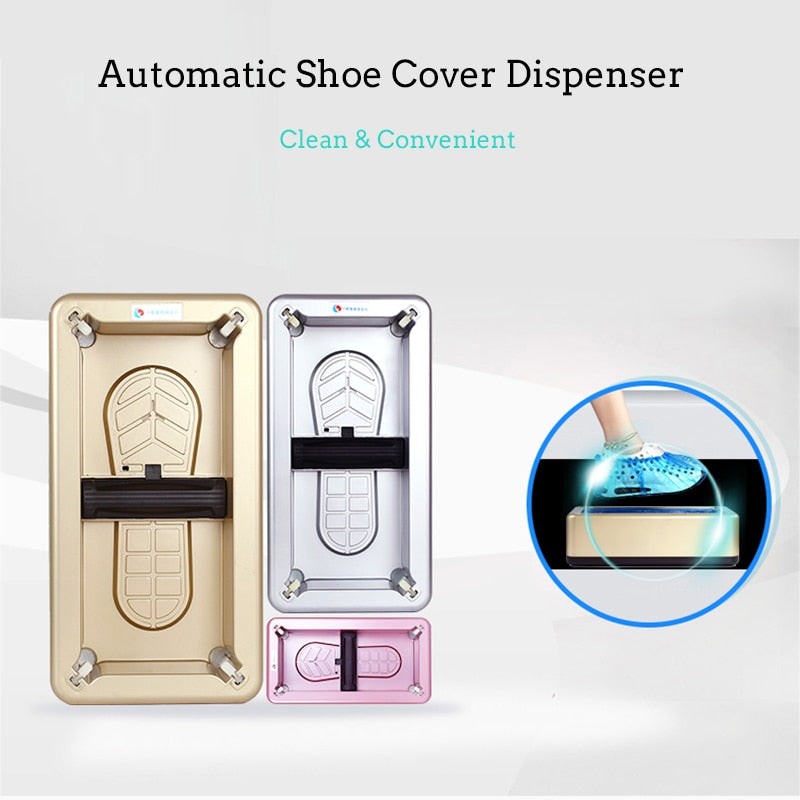 Automatic Shoe Cover Machine Intelligent Shoe Sleeve Tool Disposable Foot Cover Machine Shoe Film Device with cover*100pc