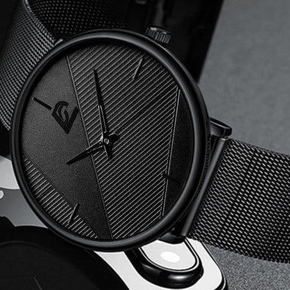 Fashion  Classic Black Men Watch