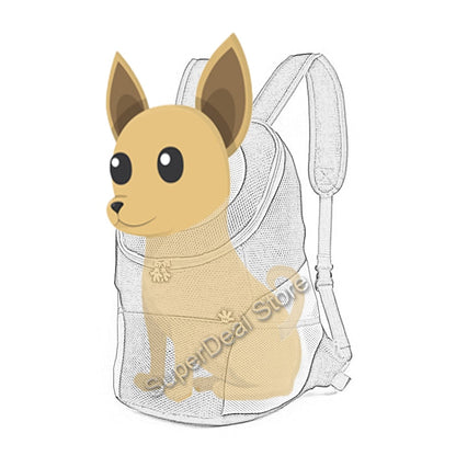 Pet Dog Carrier Bag Travel Backpack