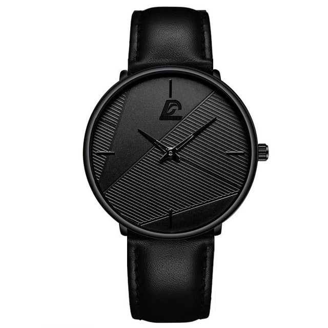 Fashion  Classic Black Men Watch
