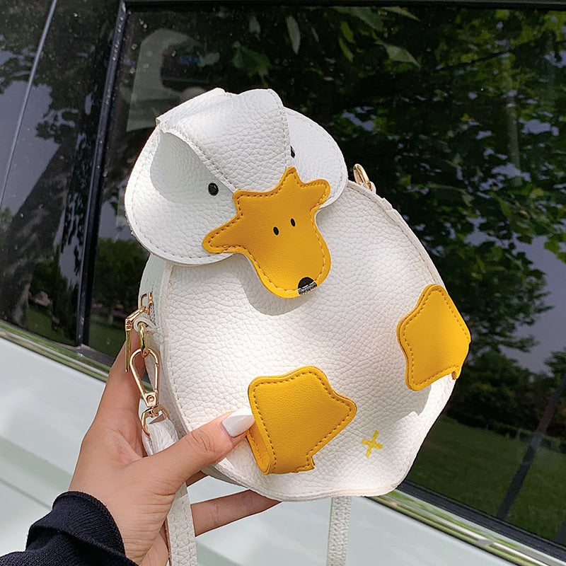 Cute Cartoon Duck Ladies Shoulder Bag
