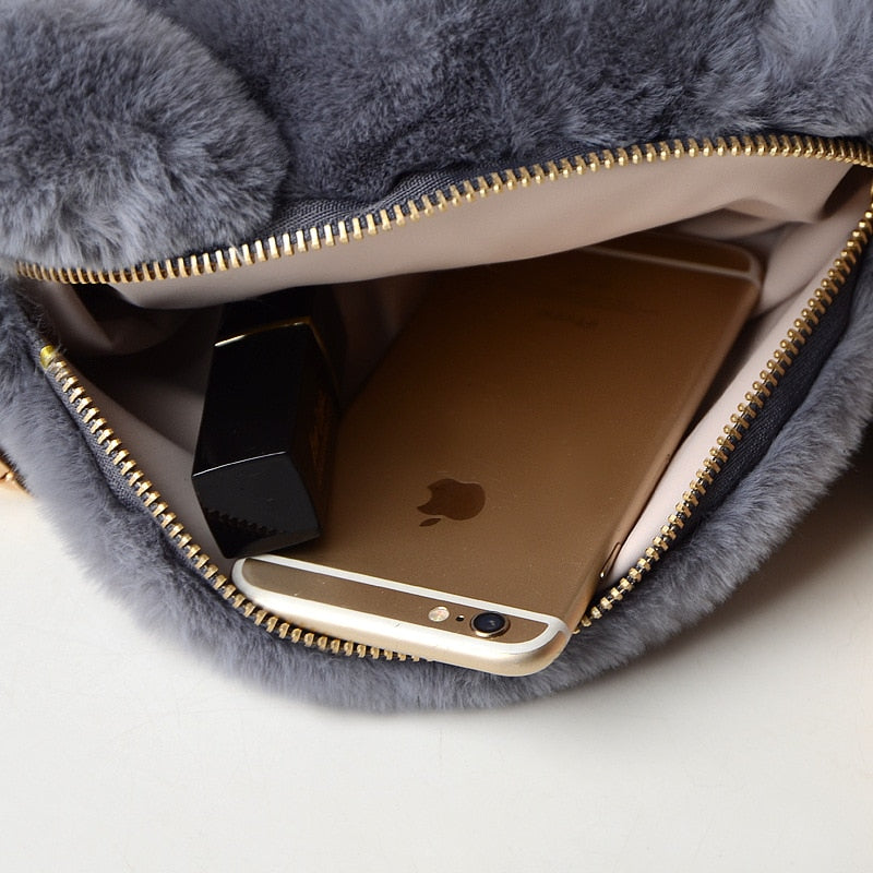 Fashion Plush Animal Design Bags