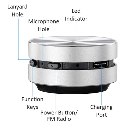Bluetooth Speaker Vibration Stereo