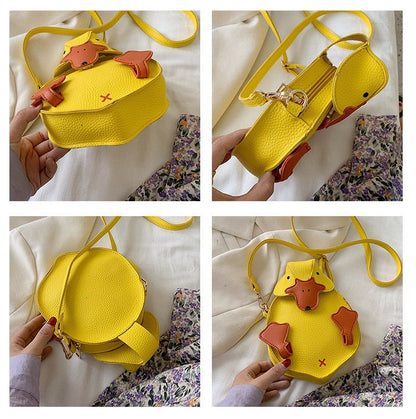 Cute Cartoon Duck Ladies Shoulder Bag