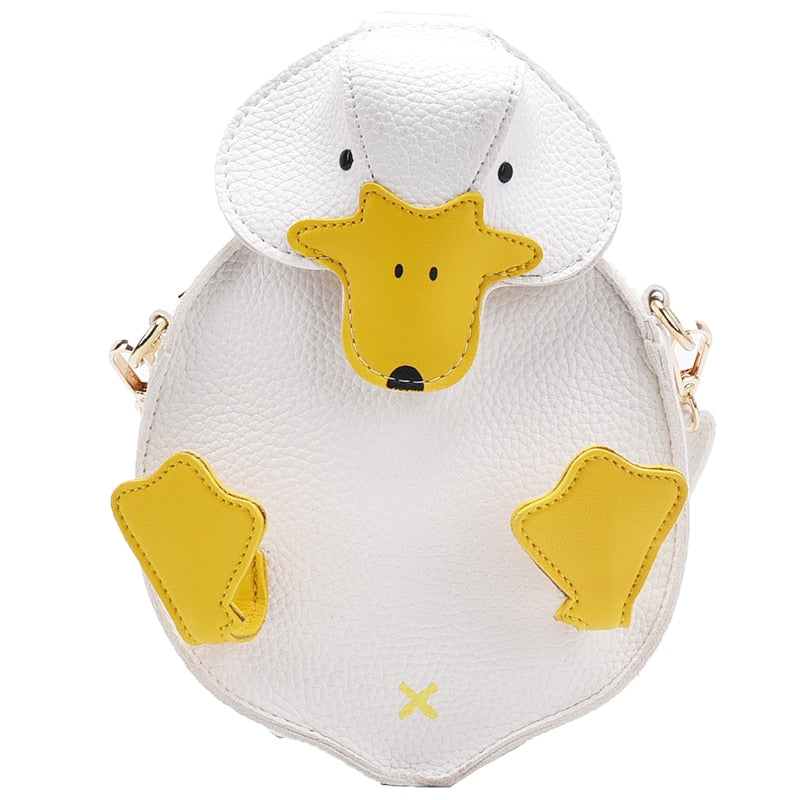 Cute Cartoon Duck Ladies Shoulder Bag