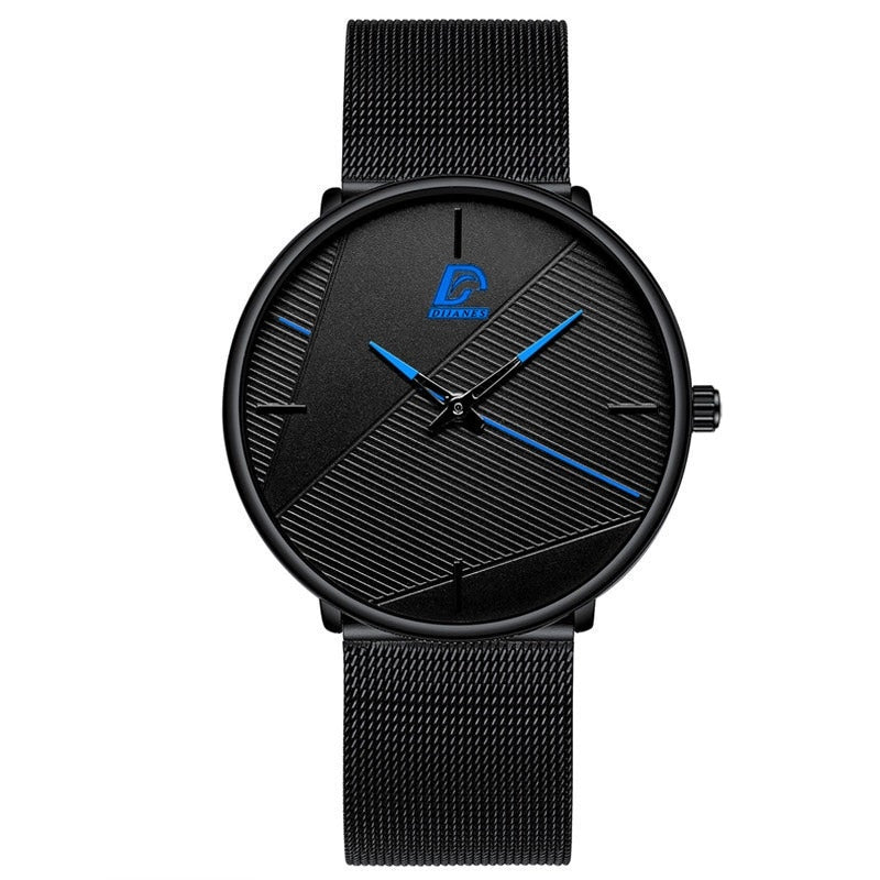 Fashion  Classic Black Men Watch