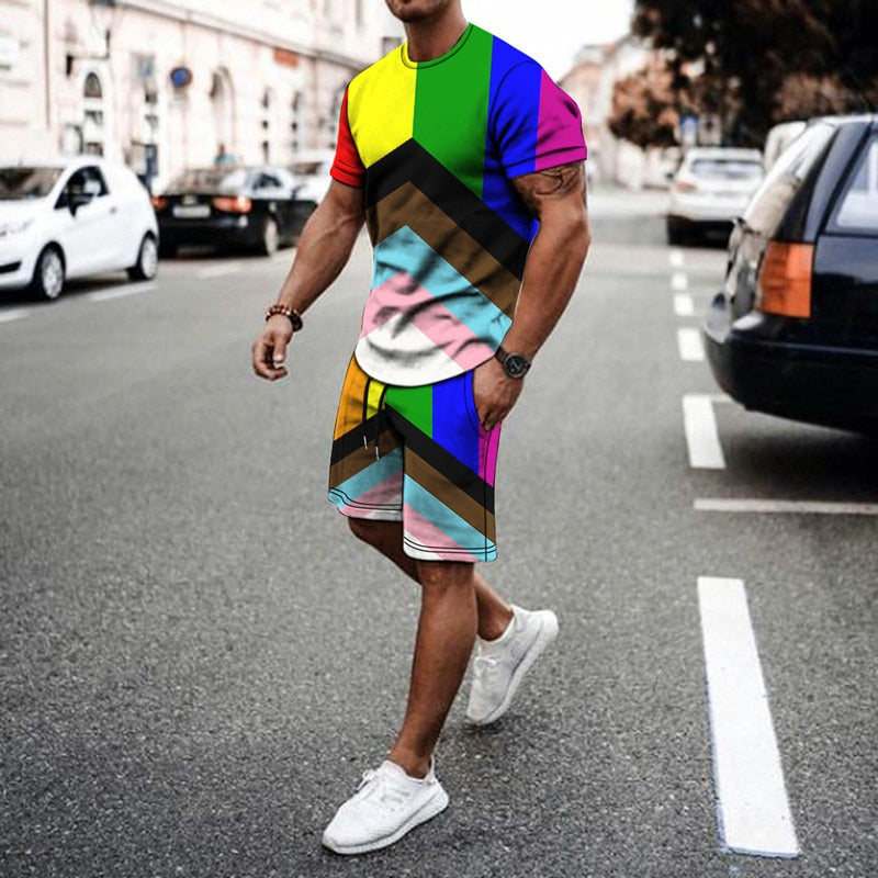 Summer Fashion Men Shirt & Short