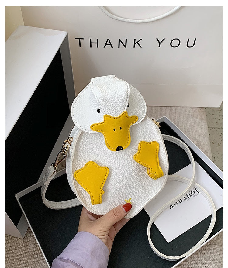 Cute Cartoon Duck Ladies Shoulder Bag