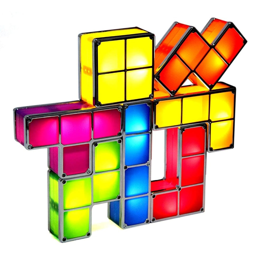 Modulaire Tetris Lamp - LumiBlocks