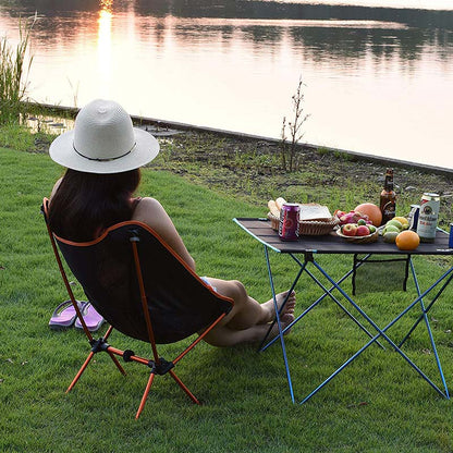 Ultralight Folding Chair Outdoor Camping Chair -   Portable Beach Hiking Picnic Seat Fishing Tools Chair