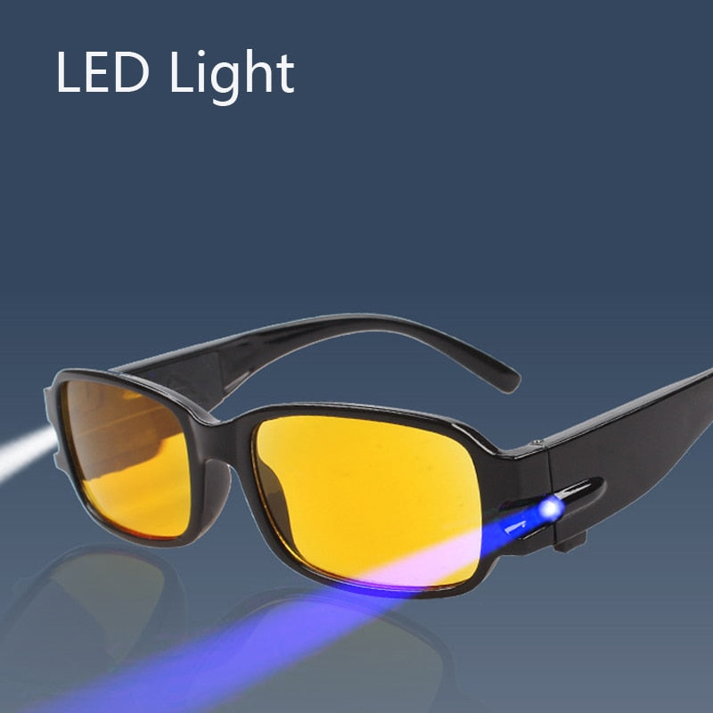 LED Light Reading Glasses