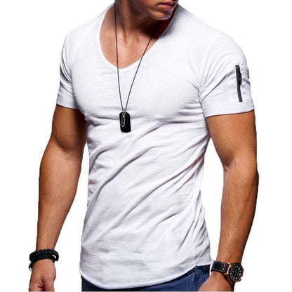 Heren V-hals Sportshirt – Milan