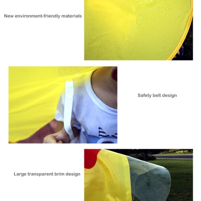 Raincoat  Outdoor UFO Transparent Waterproof Umbrella