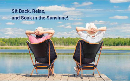 Ultralight Folding Chair Outdoor Camping Chair -   Portable Beach Hiking Picnic Seat Fishing Tools Chair