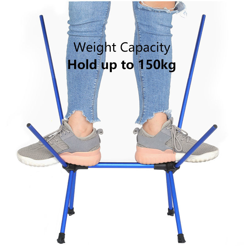 Ultralight Folding Chair Outdoor Camping Chair -   Portable Beach Hiking Picnic Seat Fishing Tools Chair