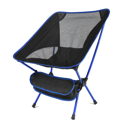 Ultralight Folding Chair Outdoor Camping Chair -   Portable Beach Hiking Picnic Seat Fishing Tools Chair