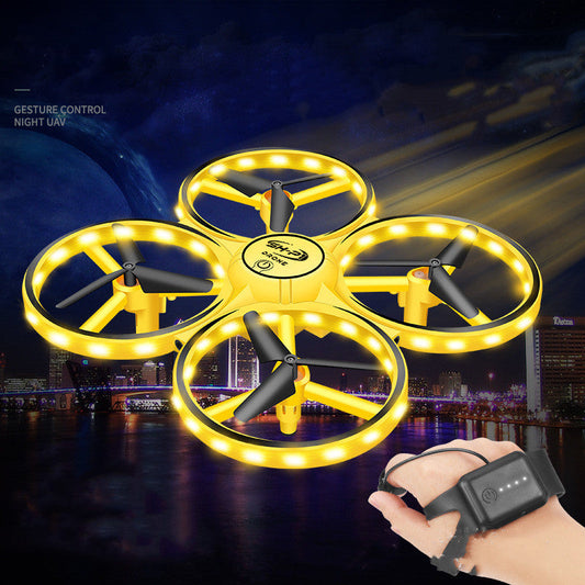 RC Drone Quadcopter Infrared Induction Hand Control Drones Toys Gift