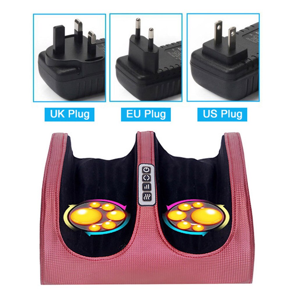 Foot Massage Machine Electric Shiatsu Foot Massager Heating Therapy Foot Massage Roller for Relief Leg Fatigue Women Men Gift