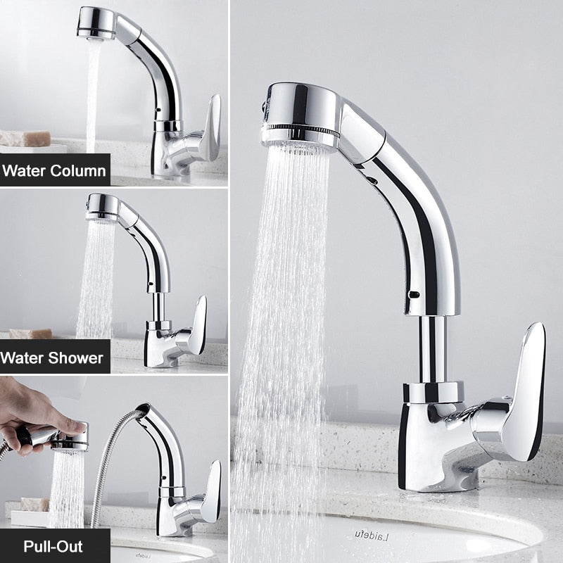 Rotating Faucet Tap Mixer Lavatory