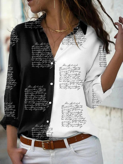 Fashion Long Sleeve Woman Casual Top