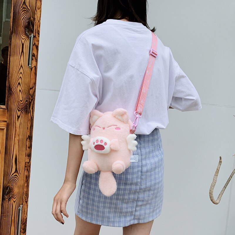 Fashion Plush Animal Design Bags