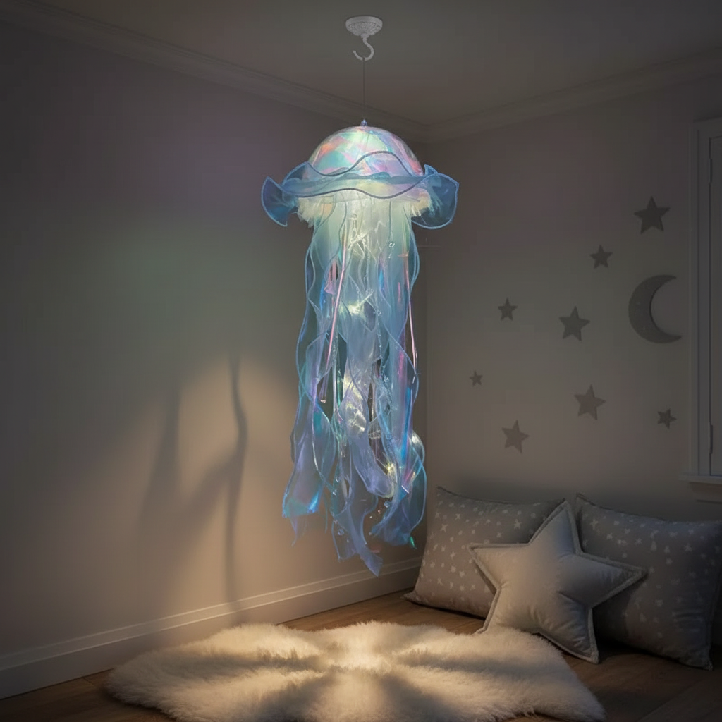 Hangende kwallenlamp van kunststof - Dreamjelly