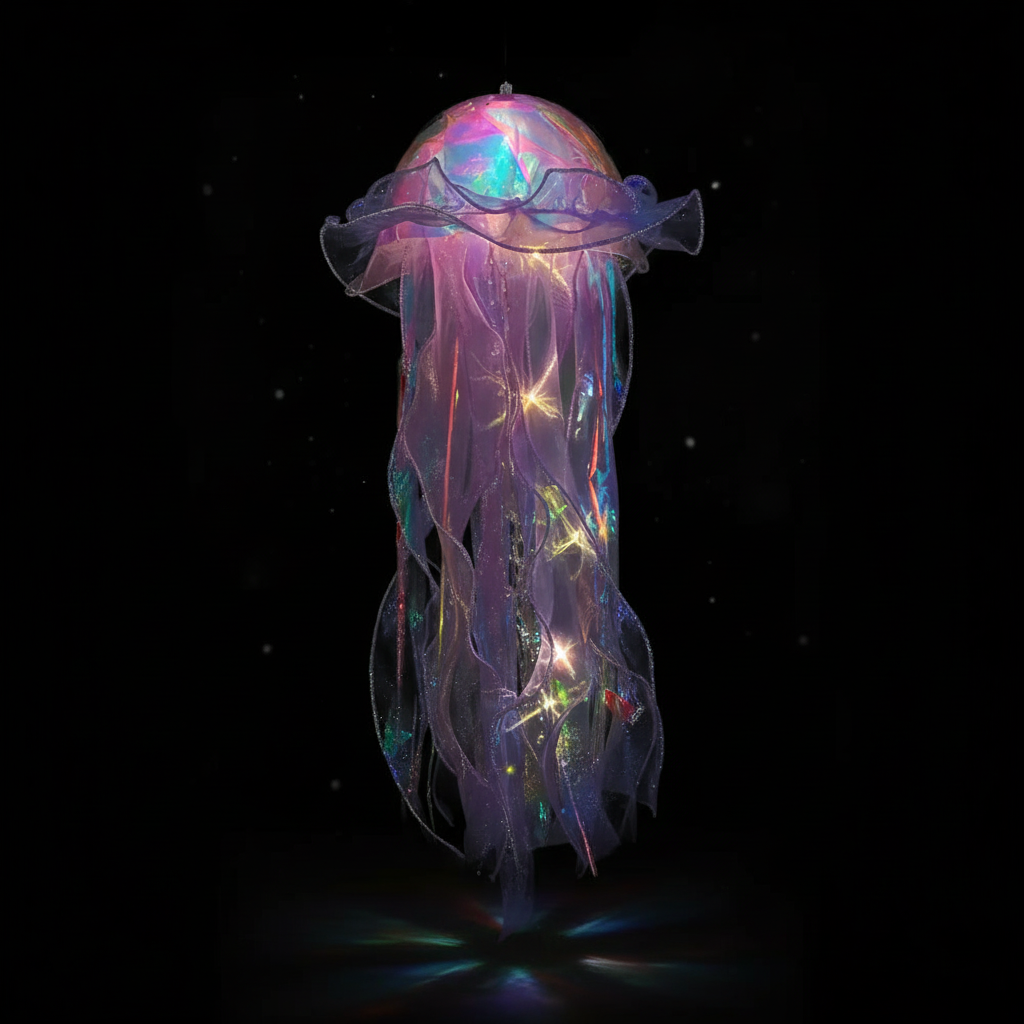 Hangende kwallenlamp van kunststof - Dreamjelly