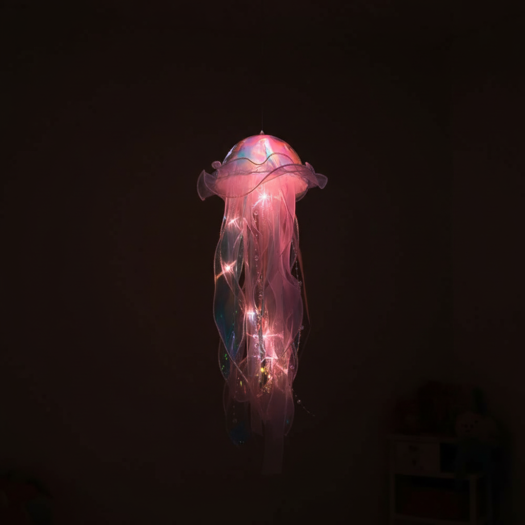 Hangende kwallenlamp van kunststof - Dreamjelly