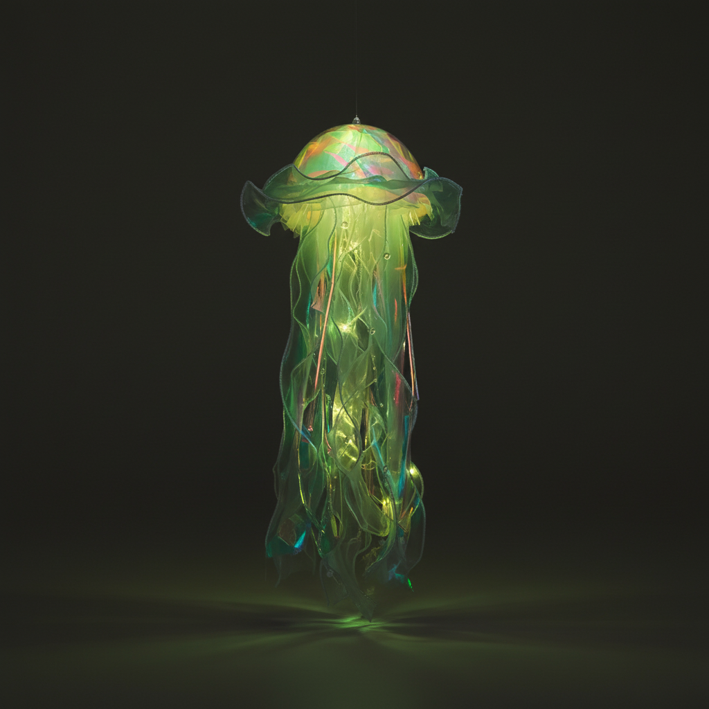 Hangende kwallenlamp van kunststof - Dreamjelly