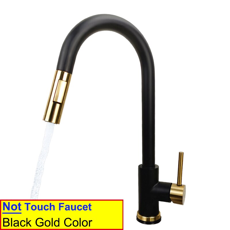 Elegant Kitchen Faucet Sensor Smart Touch Pull Out  Tap