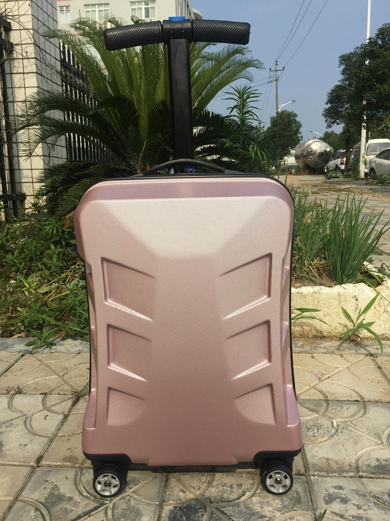 Scooter travel suitcase - travel backpack luggage on wheels