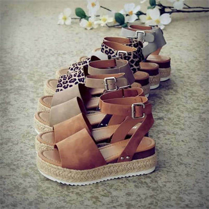 Trendy Dames Espadrille Zomersandalen – Liv