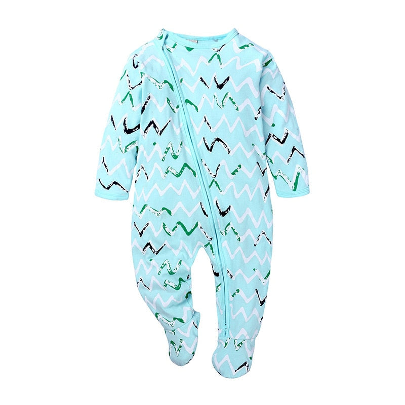 Verwarmende babyslaapromper met rits – KuschelWickel