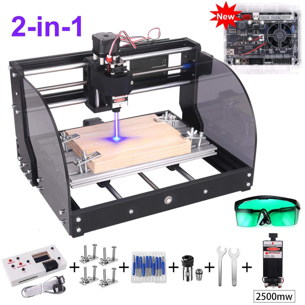 3D Printer CNC 3018 Pro Max Laser Engraver GRBL DIY 3Axis PBC Milling Laser Engraving Machine Wood Router Upgraded 3018 Pro