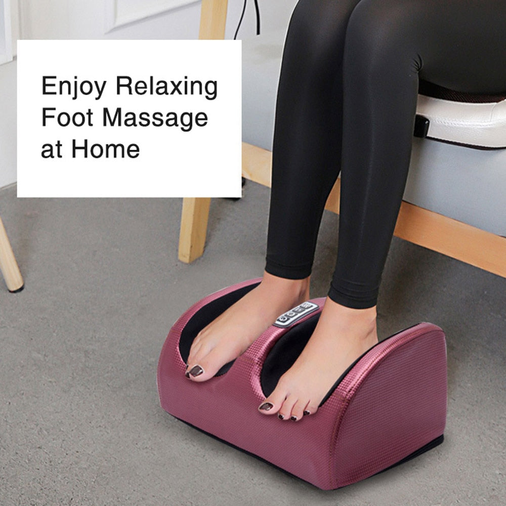 Foot Massage Machine Electric Shiatsu Foot Massager Heating Therapy Foot Massage Roller for Relief Leg Fatigue Women Men Gift