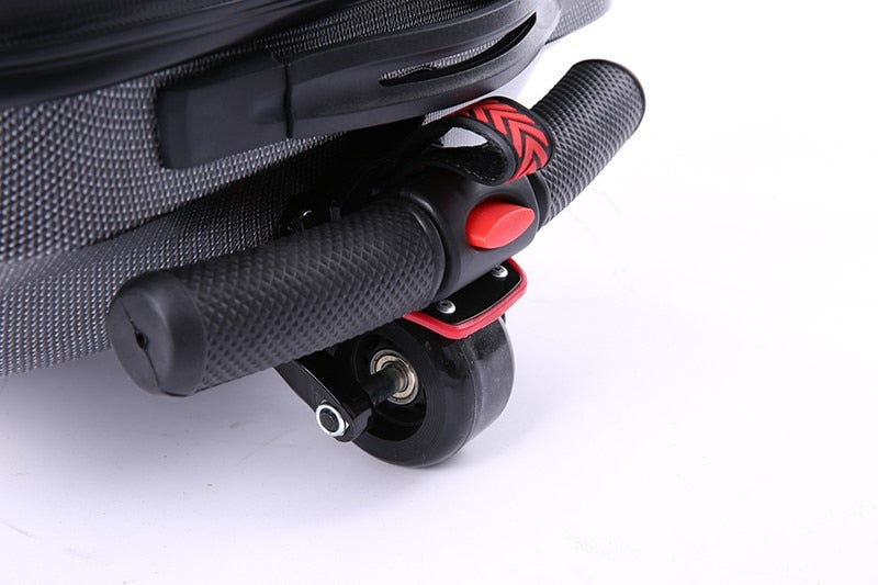 Scooter travel suitcase - travel backpack luggage on wheels