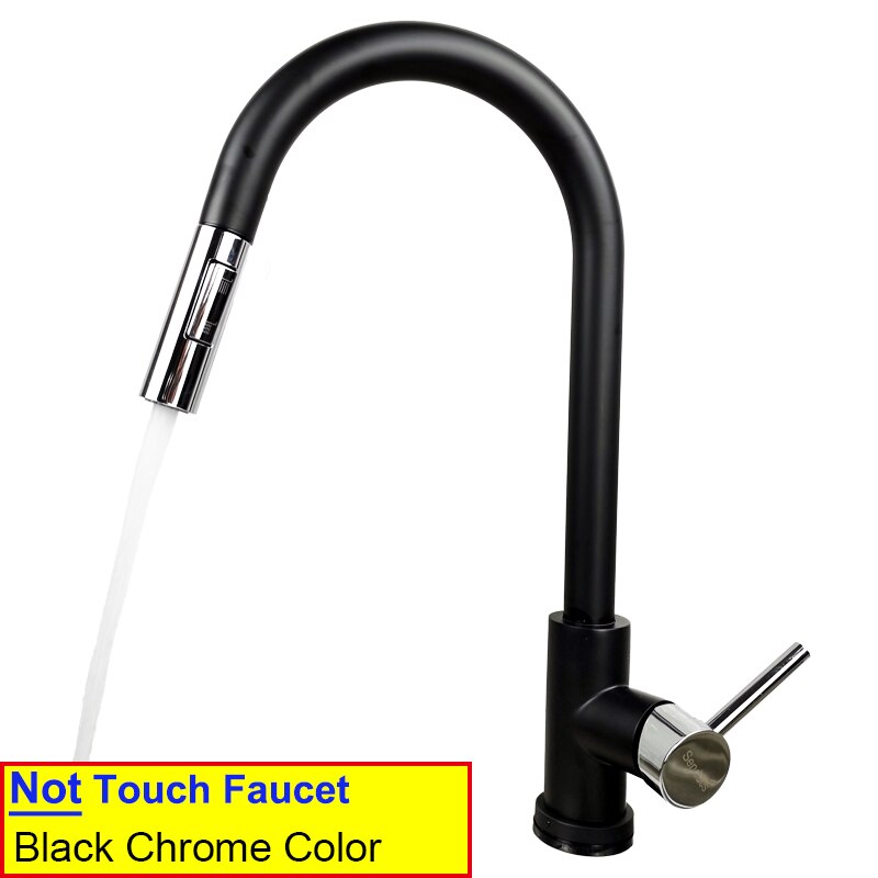 Elegant Kitchen Faucet Sensor Smart Touch Pull Out  Tap