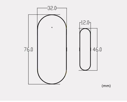Door Sensor Open Close Detector with Smartlife APP Notification