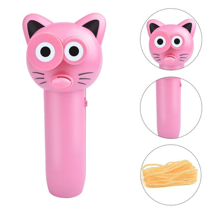 Funny Rope Launcher Thruster Interesting Fun Electirc Rope Gun Toy for Children Adults Rope Thruster