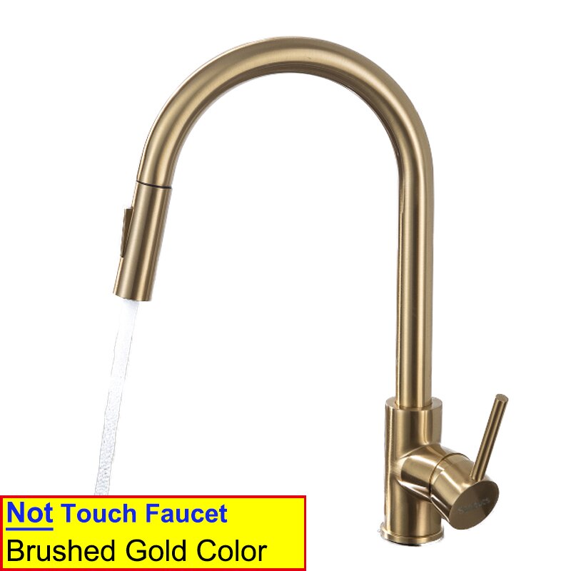Elegant Kitchen Faucet Sensor Smart Touch Pull Out  Tap