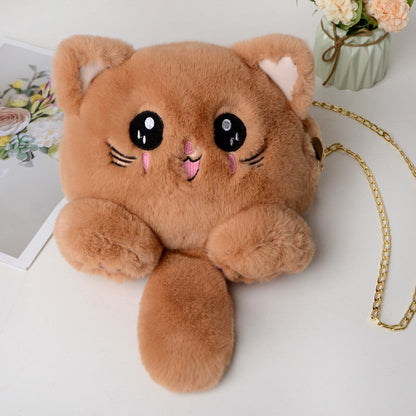 Fashion Plush Animal Design Bags