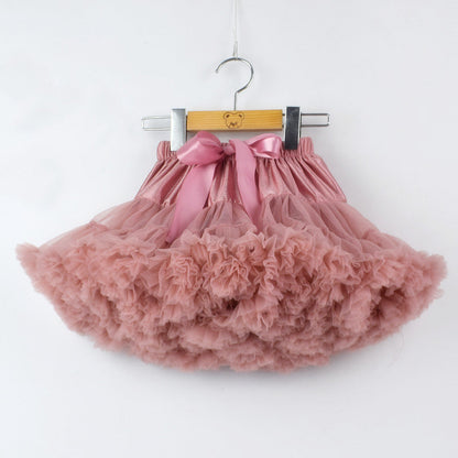 Girl Kids Fluffy Skirt Ballerina Party Clothes