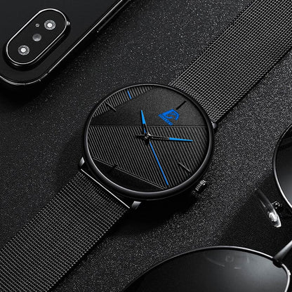 Fashion  Classic Black Men Watch