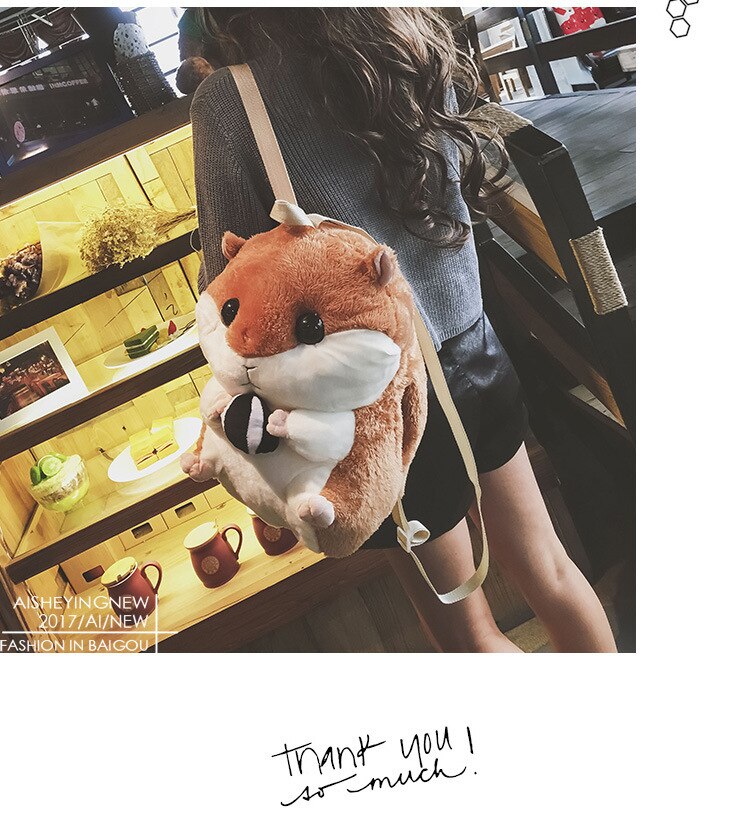 Squirrel Plush Backpacks