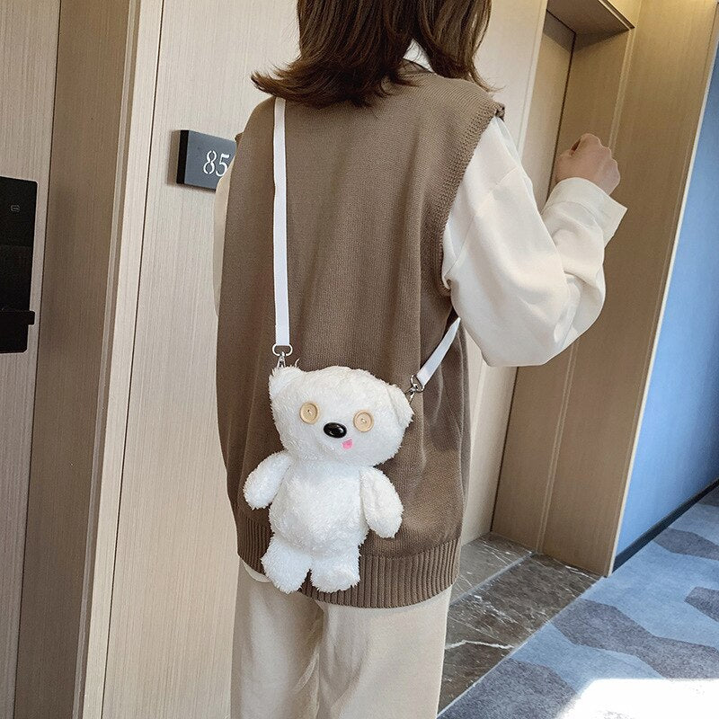 Fashion Plush Animal Design Bags