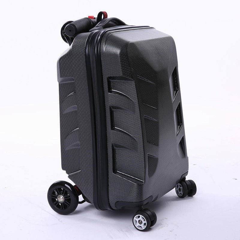 Scooter travel suitcase - travel backpack luggage on wheels